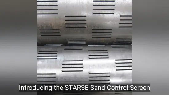 Sand Control Slotted Screen with API 5CT Certification Isolation Packer Liner Hanger Centralizer Hydraulic Control Line Cementing Tool Completion Tool