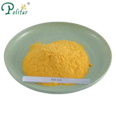 High Quality Vitamin B9 Raw Materials Folic Acid Powder Price CAS 59